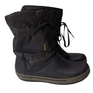 CROCS Women's Fleece Lined  Winter Boots Size 7